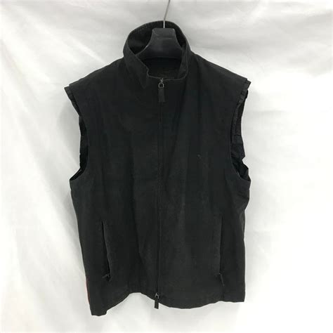 prada sgv81a|Prada Linea Rossa '00s Y2K Goretex Polyester Vest Size 50/L.